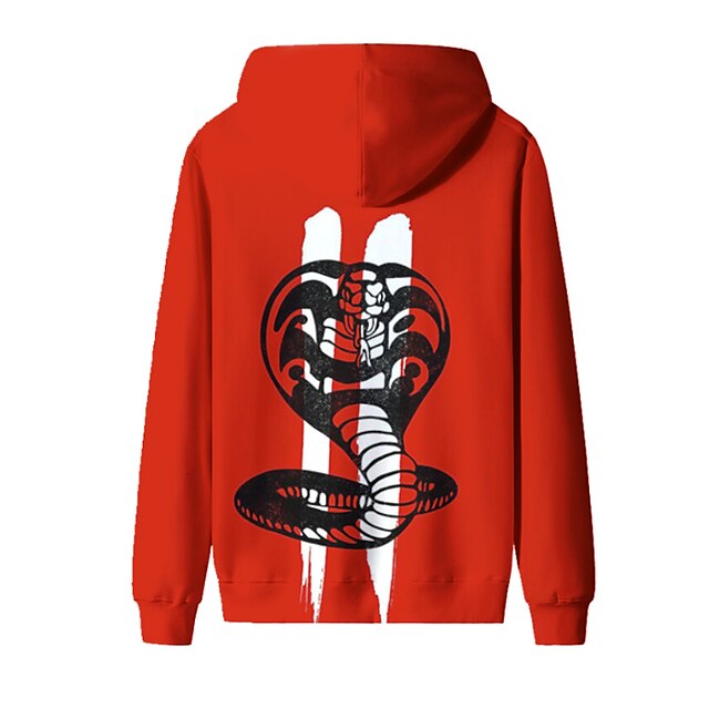 Baby & Kids Boys Clothing | Kids Unisex Hoodie Long Sleeve Red 3D Print Animal Daily Indoor Active Daily 3-12 Years - VU75110