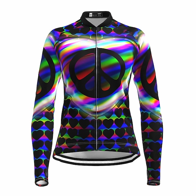 Sports & Outdoors Cycling | Womens Long Sleeve Cycling Jersey Bike Top with 3 Rear Pockets Mountain Bike MTB Road Bike Cycling B