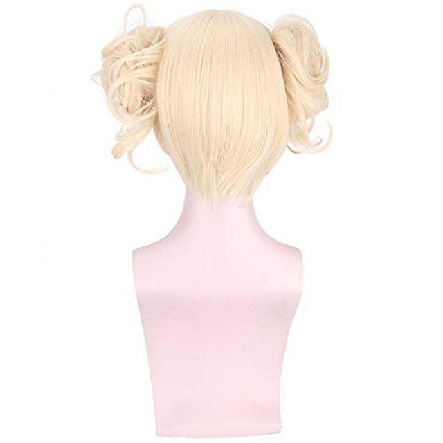 Beauty & Hair Wigs & Hair Pieces | Anime Cosplay Wig for My Hero Academia Himiko Toga Golden Double Flower Bud Head Cap Role Pla