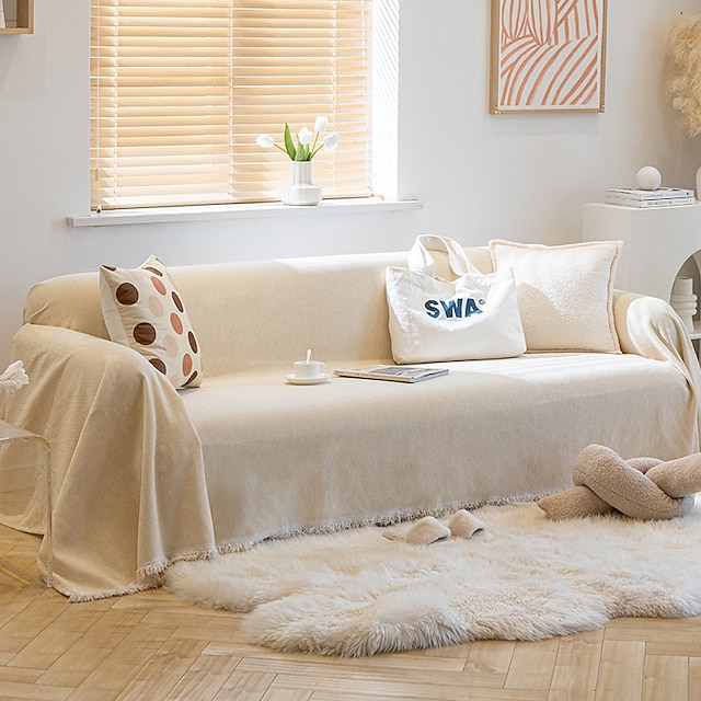 AntiScratch Cat Sofa Blanket Sofa Slipcover,Soft Bedding Blankets