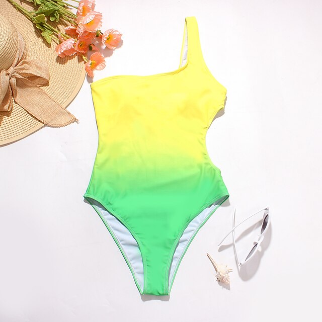 Sports & Outdoors Surfing, Diving & Snorkeling | Womens One Piece Swimsuit Cut Out One Shoulder Bodysuit Bathing Suit Swimwear B