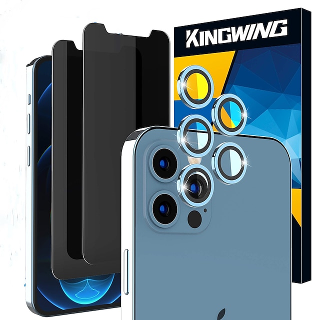  7個 電話 スクリーンプロテクター 用途 Apple iPhone 13 Pro Max 12 Mini 11 スクリーンプロテクター 強化ガラス 傷防止 覗き見防止 携帯電話アクセサリー