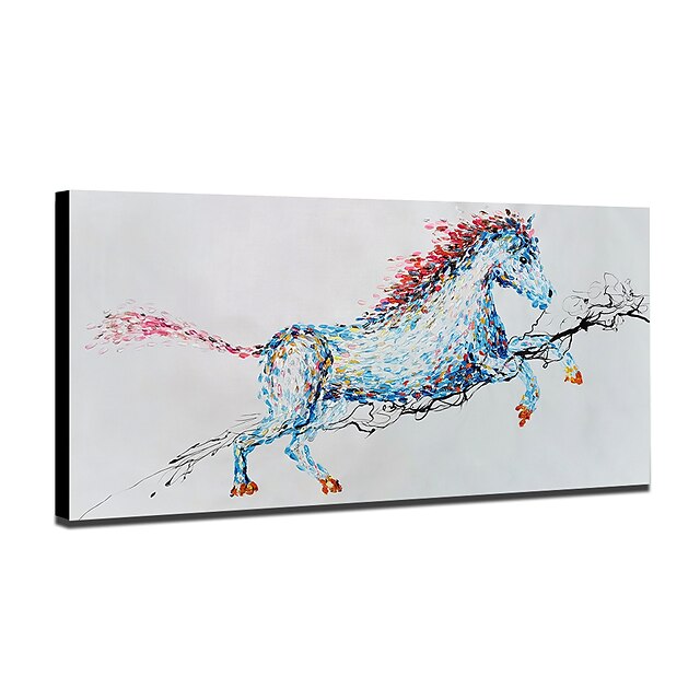 Home & Garden Wall Art | Mintura Handmade Oil Painting On Canvas Wall Art Decoration Modern Abstract Animal Horse Pictures For H