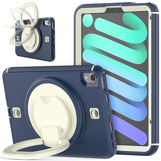

iPad Case for Kids for iPad 9th 8th 7th 2021 2020 iPad Air 4th 3rd iPad Pro iPad Mini 6th with Stand Heavy Duty Protective Cover with 360 Degree Handle Hand