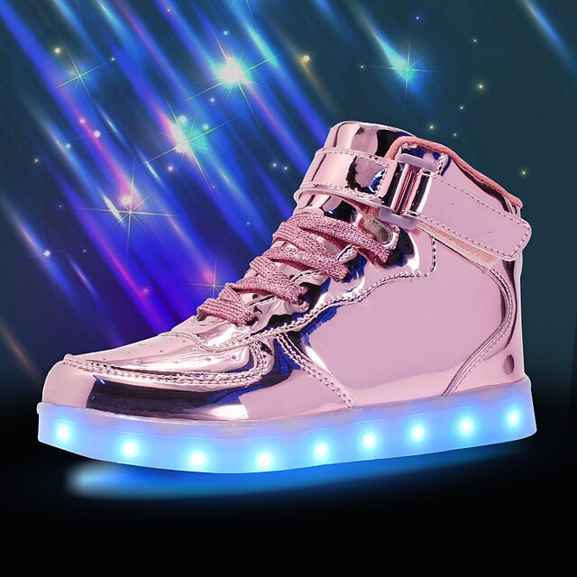 Unisex LED Shoes High Top Light Up Sneakers for Women Men Girls Boys ...