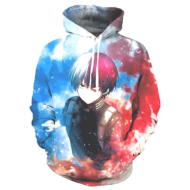 Toys & Hobbies Cosplay & Costumes | Inspired by My Hero Academia Boko No Hero Cosplay Costume Hoodie Terylene Print Printing Hoo