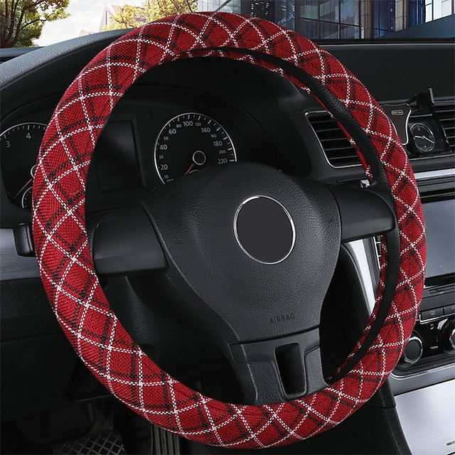 Universal Anti-Slip Car Steering Wheel Accessories for Women Girls-15inch Butterfly Steering Wheel Cover for Women Soft Comfortable Auto Steering Wheel Protector 