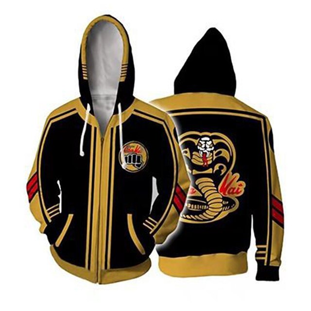 en oferta! Cobra kai sudadera con capucha de las mujeres de la calle ropa  casual para mujer de la moda de la calle harajuku jersey suelto raglan sudaderas  sudaderas con capucha de