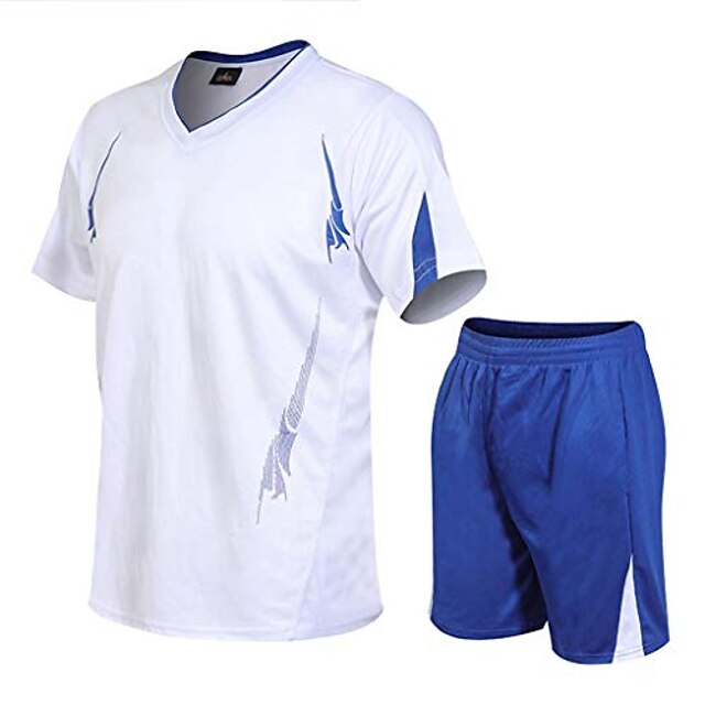  Herr T-shirtkostymer Träningsoverall Tennisskjorta Shorts och T-shirt set Uppsättning Kortärmad 2 st Kläder Sport Designer Ledigt