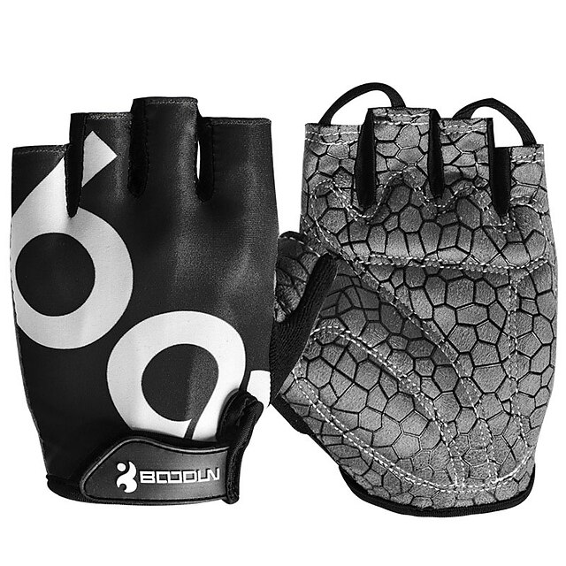 

BOODUN Bike Gloves / Cycling Gloves Breathable Quick Dry Wearable Skidproof Fingerless Gloves Sports Gloves Lycra Green Black Blue for Adults' Outdoor Exercise Cycling / Bike