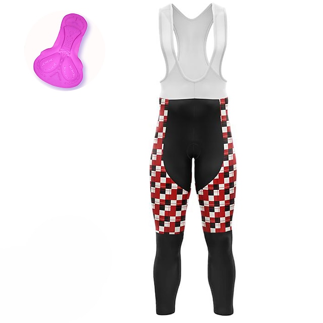 Naisten Pleedi Ruma joulu hauska joulu Haalarishortsit pyöräilyyn Pyörä Rintaliivit Talvi Maastopyöräily Maantiepyöräily Urheilu 3D alusta Pyöräily Nopea kuivuminen Kosteuden siirtävä Keltainen