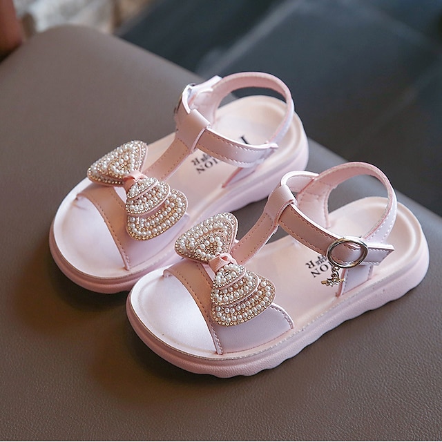 Shoes & Bags Kids Shoes | Girls Flats Mary Jane Flower Girl Shoes Childrens Day PU Slippers Big Kids(7years +) Little Kids(4-7ys