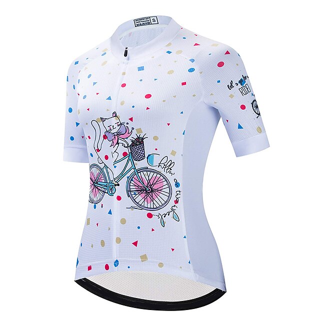 Sports & Outdoors Cycling | 21Grams Womens Short Sleeve Cycling Jersey Bike Top with 3 Rear Pockets Mountain Bike MTB Road Bike 