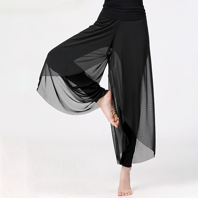  légáteresztő női nadrág alkalmi aktív viselet nadrág tiszta szín illesztés edzés teljesítmény magas pamut keverék tüll felnőtt alsó