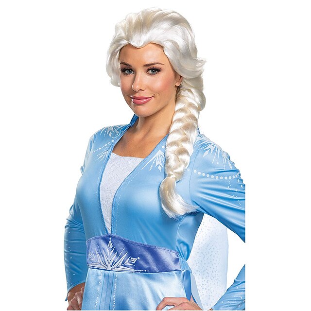 Frozen Adult Elsa Wig Standard White Halloween Wigs2