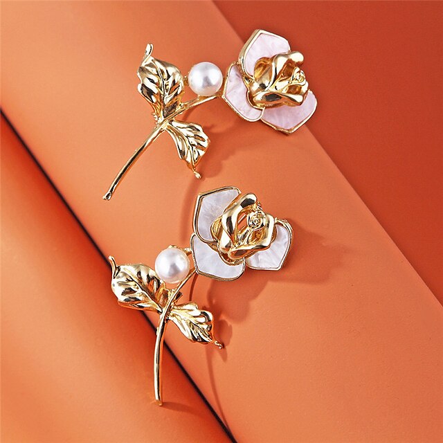 Shoes & Bags Fashion Accessories | Womens Brooches Classic Flower Stylish Artistic Elegant Cute Sweet Brooch Jewelry White Pearl