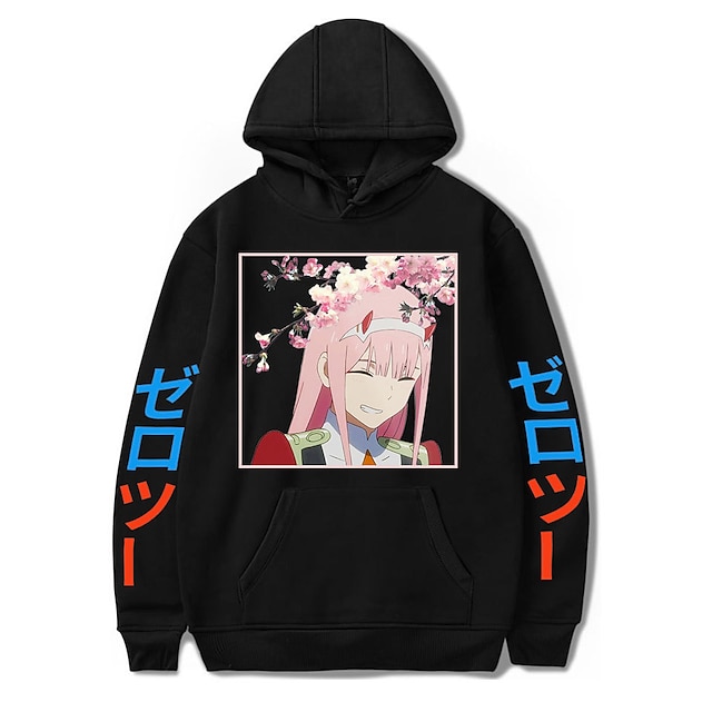 Toys & Hobbies Cosplay & Costumes | Inspired by Darling in the Franxx Zero Two 02 Hoodie Anime 100% Polyester Anime Harajuku Gra