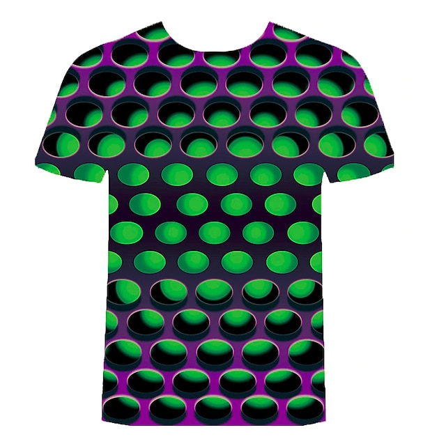 Kids Boys' 3D Vertigo T shirt Tee Short Sleeve Print Optical Illusion ...