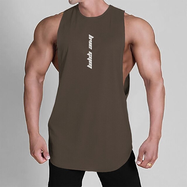 Sports & Outdoors Running, Jogging & Walking | Mens Sleeveless Running Tank Top Tee Tshirt Top Athletic Breathable Quick Dry Moi