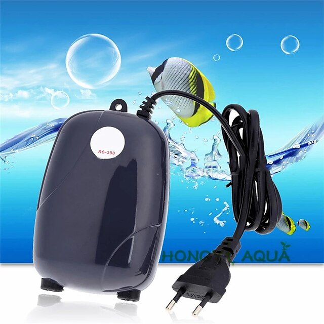  Ultra Low Noise Oxygen Air Pump Aquatic Accessories Fish Tank Air Compressor Oxygen Pump Aquarium Fish Tank Oxygen Pump Supplies 220V