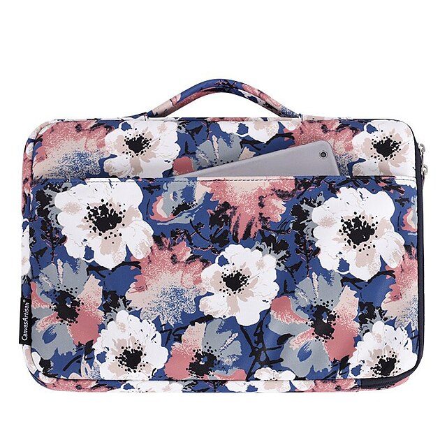 Human Skull Florals Laptop Sleeve Case 13 13.3 Inch Briefcase Cover Protective Notebook Laptop Bag 