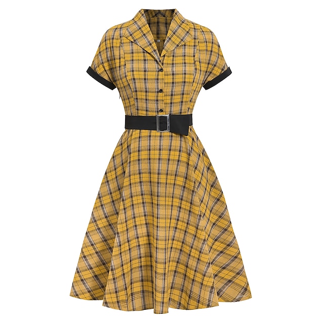 Audrey Hepburn Retro Vintage 1950s Christmas flare Cocktail Dress Vintage Dress main image 1
