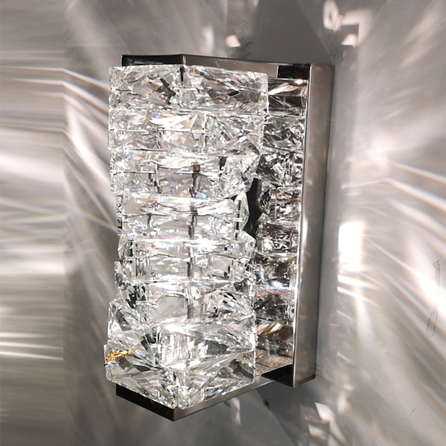  lightinthebox kristallen led binnenwandlamp woonkamer stalen wandlampen 220-240v