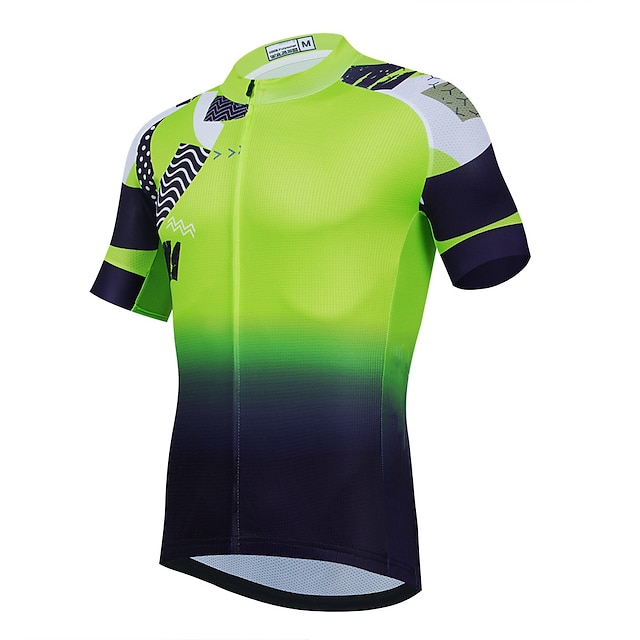 Sports & Outdoors Cycling | 21Grams Mens Short Sleeve Cycling Jersey Bike Top with 3 Rear Pockets Mountain Bike MTB Road Bike Cy