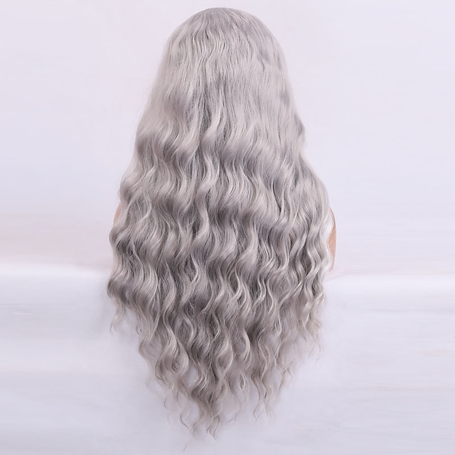 Beauty & Hair Wigs & Hair Pieces | Synthetic Lace Wig Water Wave Style 16-26 inch Mixed Color Middle Part 13*2.5 lace front Wig 