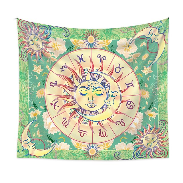 Home & Garden Home Decor | Celestial Sun Moon Wall Tapestry Art Decor Blanket Curtain Picnic Tablecloth Hanging Home Bedroom Liv