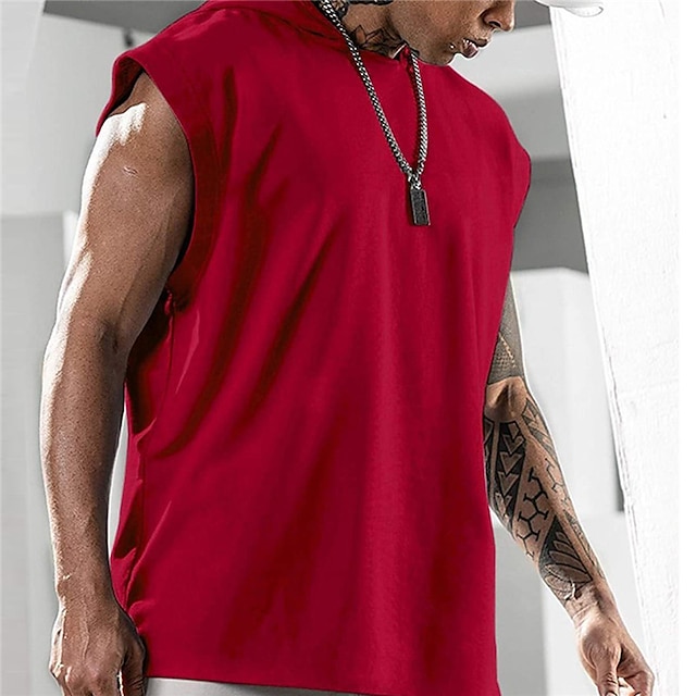 Sports & Outdoors Running, Jogging & Walking | Mens Sleeveless Running Tank Top Tee Tshirt Top Athletic Summer Spandex Breathabl