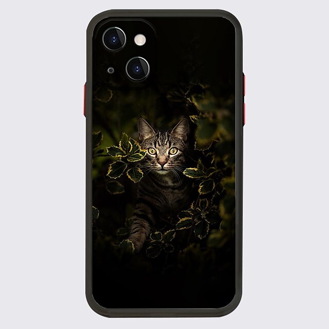  고양이 전화 케이스 에 대한 Apple 아이폰 13 12 프로 맥스 11 SE 2020 X XR XS 맥스 8 7 독특한 디자인 보호 케이스 충격방지 방진 뒷면 커버 TPU