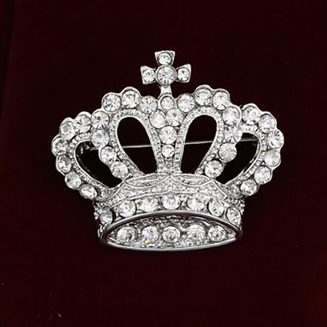 Shoes & Bags Fashion Accessories | Womens Brooches Classic Crown Stylish Artistic Luxury Fashion European Brooch Jewelry Silver 