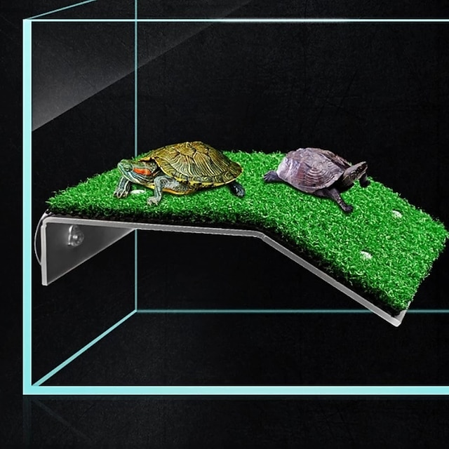  želva plošina odpočinek želva šplhací žebřík sušení vyhřívaná terasa simulovaný trávník dekorace plazů akvária přísavka