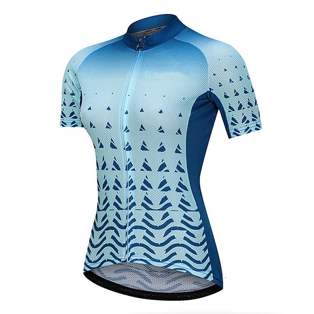 Sports & Outdoors Cycling | 21Grams Womens Short Sleeve Cycling Jersey Bike Top with 3 Rear Pockets Mountain Bike MTB Road Bike 