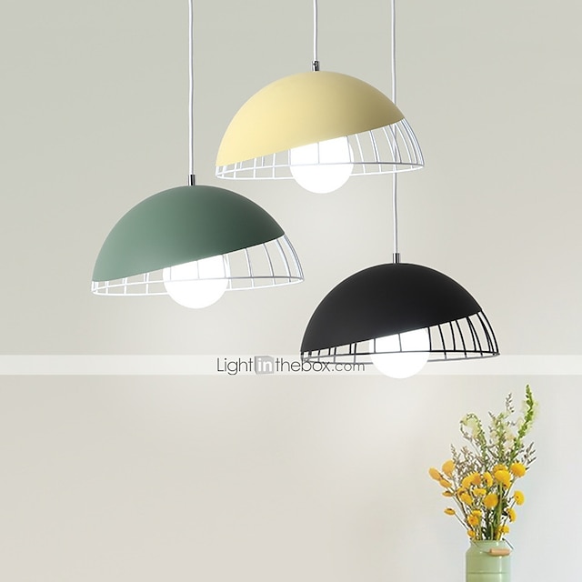 Lights & Lighting Pendant Lights | 15 cm Single Design Pendant Light Metal Novelty Painted Finishes Modern 220-240V - EE93083