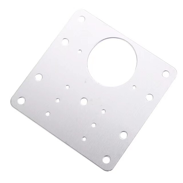 2/6PCS Hinge Repair Plate Rust Resistant Stainless Steel Furniture