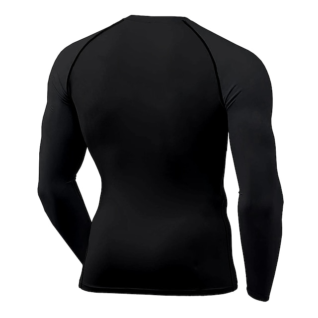 Sports & Outdoors Running, Jogging & Walking | 21Grams® Mens Long Sleeve Compression Shirt Running Shirt Top Athletic Athleisure