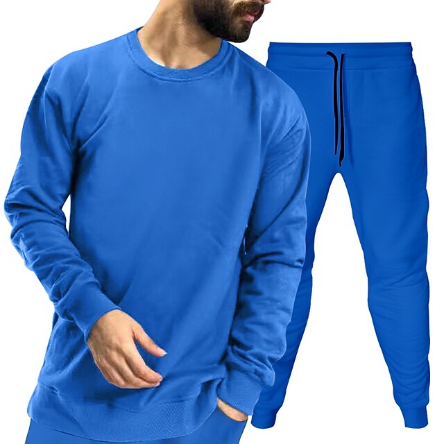 Sports & Outdoors Running, Jogging & Walking | Mens 2 Piece Quarter Zip Tracksuit Sweatsuit Casual Athleisure Winter Long Sleeve