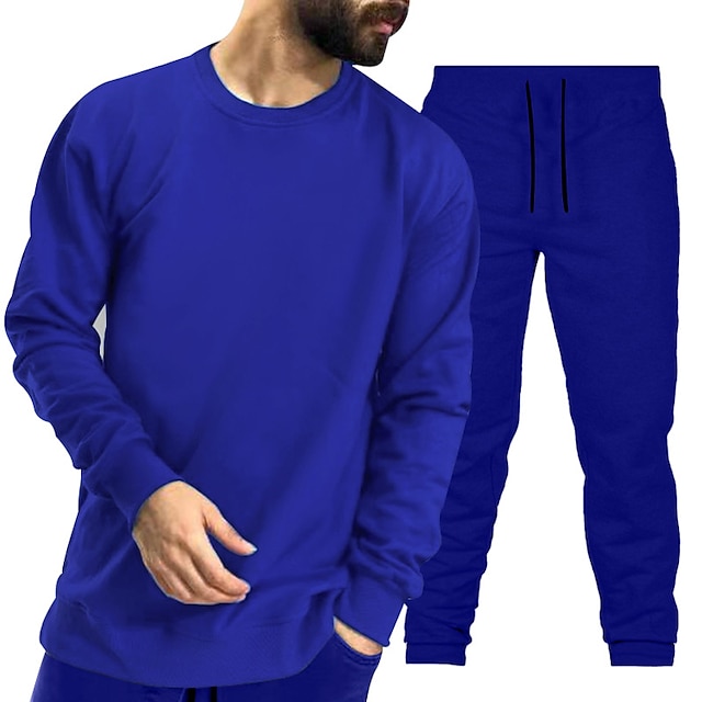 Sports & Outdoors Running, Jogging & Walking | Mens 2 Piece Quarter Zip Tracksuit Sweatsuit Casual Athleisure Winter Long Sleeve