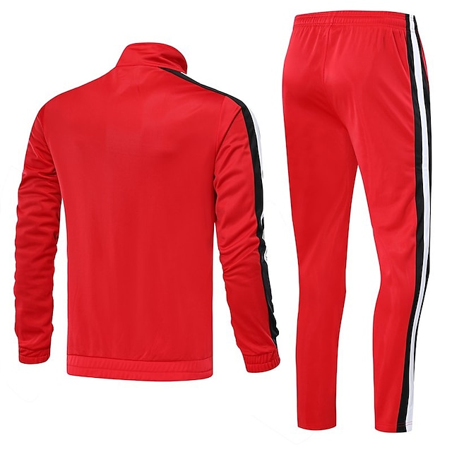 Sports & Outdoors Running, Jogging & Walking | Unisex 2 Piece Full Zip Tracksuit Sweatsuit Casual Athleisure 2pcs Long Sleeve Th