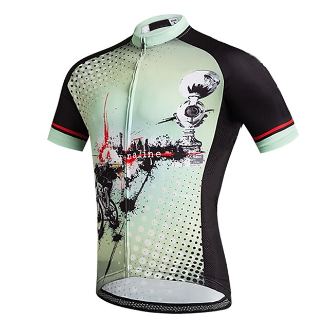 Sports & Outdoors Cycling | 21Grams Mens Short Sleeve Cycling Jersey Bike Top with 3 Rear Pockets Mountain Bike MTB Road Bike Cy