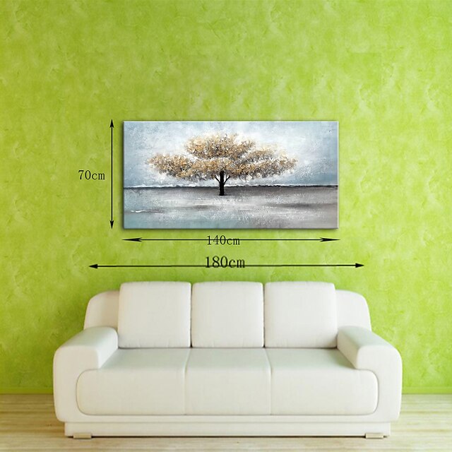 Home & Garden Wall Art | Mintura Handmade Oil Painting On Canvas Wall Art Decoration Modern Abstract Tree Picture For Home Decor