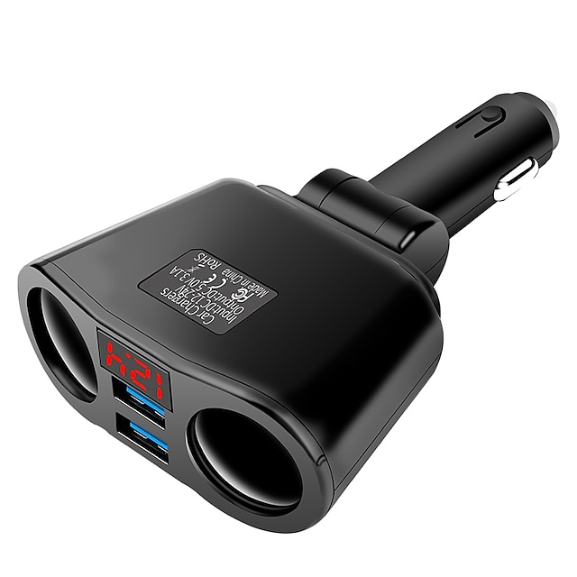  Factory Outlet 55 W Output Power USB Car USB Charger Socket USB Charging Cable CE Certified For Cellphone Universal D2 1 pc
