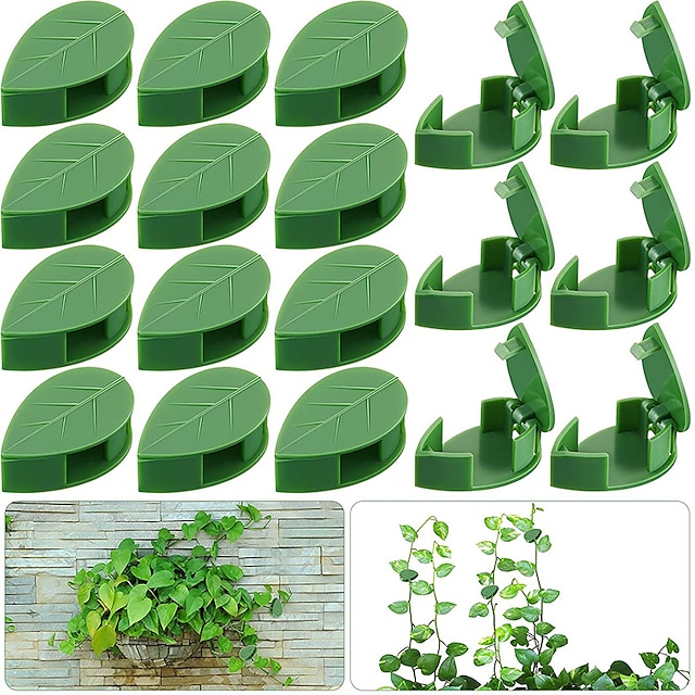 20 Pieces Plant Climbing Wall Fixture Clips SelfAdhesive Invisible