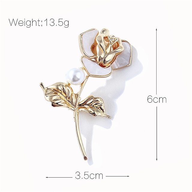 Shoes & Bags Fashion Accessories | Womens Brooches Classic Flower Stylish Artistic Elegant Cute Sweet Brooch Jewelry White Pearl