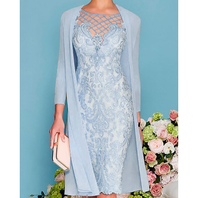 

Women's A Line Dress Midi Dress White Pink Light Green Light gray Yellow Light Blue 3/4 Length Sleeve Floral Pure Color Lace Fall Summer Crew Neck Casual Classic 2022 S M L XL XXL 3XL 4XL 5XL 6XL