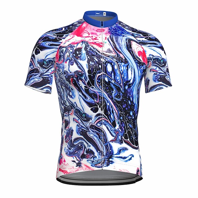 Sports & Outdoors Cycling | 21Grams Mens Short Sleeve Cycling Jersey Bike Top with 3 Rear Pockets Mountain Bike MTB Road Bike Cy