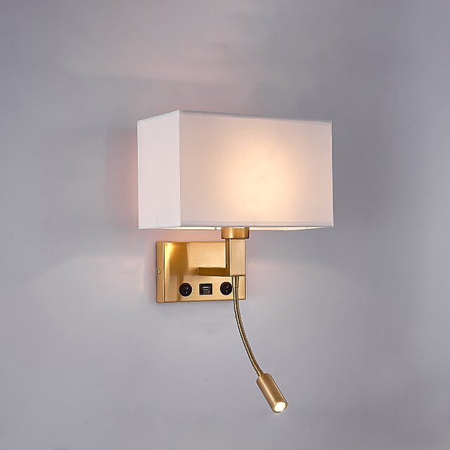  Applique da parete per interni moderna in stile nordico camera da letto sala da pranzo applique da parete a led in metallo 85-265v 5 w