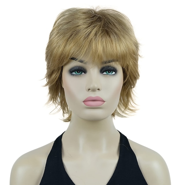 Karen Wig Short Layer Long Hair Fully Synthetic Wig 12tt26 Brown Highlights 2024 23 99